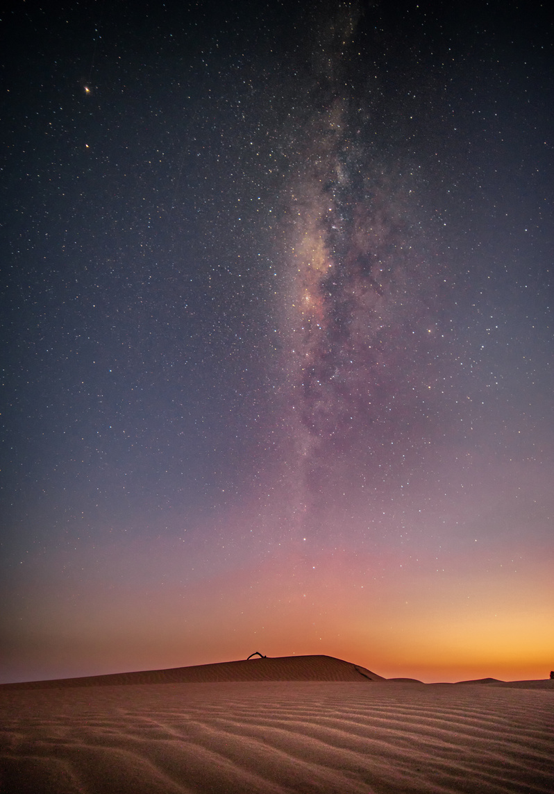 Desert Sands Under Starry Sky